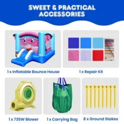 Costway Inflatable Bounce House 3-in-1 Elephant Theme Inflatable Castle W/ 735W Blower 17 Costway Inflatable Bounce House 3-in-1 Elephant Theme Inflatable Castle W/ 735W Blower -Costway Store GUEST 8b04ac08 7682 4b13 9198 2690930c9633