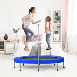 Costway Foldable Trampoline Double Mini Kids Fitness Rebounder W/ Adjustable Handle RedBlue 16 Costway Foldable Trampoline Double Mini Kids Fitness Rebounder W/ Adjustable Handle RedBlue -Costway Store GUEST 8b63b1d5 7030 4f1d 8604 291eac0dbc2f