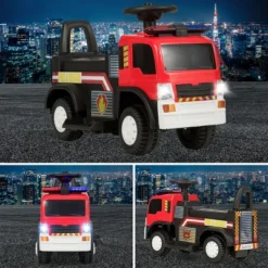 Costway Kids 6V Ride On Fire Truck Fire Engine Battery Powered W/ Siren 12 Costway Kids 6V Ride On Fire Truck Fire Engine Battery Powered W/ Siren -Costway Store GUEST 8c44b5cd 3a76 4e1a a92f c72457571741