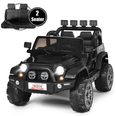 Costway 12V Kids Ride On Car 2 Seater Truck RC Electric Vehicles W/ Storage Room 10 Costway 12V Kids Ride On Car 2 Seater Truck RC Electric Vehicles W/ Storage Room - Image 10