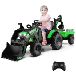 Costway 3-in-1 Kids Ride On Excavator Bulldozer 12V Electric Tractor Remote W/ Trailer 18 Costway 3-in-1 Kids Ride On Excavator Bulldozer 12V Electric Tractor Remote W/ Trailer -Costway Store GUEST 8da8d542 4e0a 4084 840f ae1a2706d61c