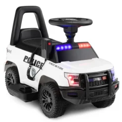 Costway 2-in-1 6V Kids Ride On Police Car Toddler Push Car W/ Megaphone & Siren WhiteBlack 19 Costway 2-in-1 6V Kids Ride On Police Car Toddler Push Car W/ Megaphone & Siren WhiteBlack -Costway Store GUEST 8e793466 233c 4a01 a8eb 4f5104dcac12