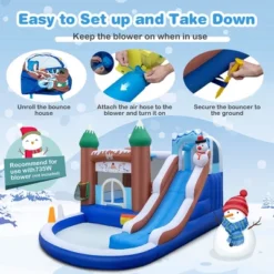 Costway 6-in-1 Winter Theme Snowman Inflatable Castle Kids Bounce House Without Blower 15 Costway 6-in-1 Winter Theme Snowman Inflatable Castle Kids Bounce House Without Blower -Costway Store GUEST 8f9474ea 4839 43a2 9f79 ce3d1ac5d9c3