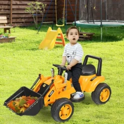 Costway Kids Ride On Excavator Digger 6V Battery Powered Tractor W/Digging Bucket Yellow 10 Costway Kids Ride On Excavator Digger 6V Battery Powered Tractor W/Digging Bucket Yellow -Costway Store GUEST 8fa16ccb 32ff 4d05 9331 185568e14c2c