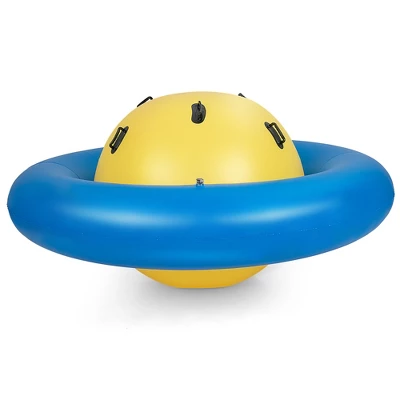 Costway 7.5 FT Inflatable Dome Rocker Bouncer With 6 Handles Fun Outdoor Game For Kids 9 Costway 7.5 FT Inflatable Dome Rocker Bouncer With 6 Handles Fun Outdoor Game For Kids - Image 9