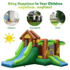 Costway Inflatable Jungle Bounce House Kids Dual Slide Jumping Castle Bouncer 17 Costway Inflatable Jungle Bounce House Kids Dual Slide Jumping Castle Bouncer -Costway Store GUEST 90bf829a 4a6c 4a53 98f7 cf024669931d
