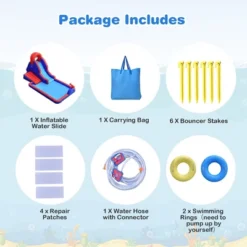 Costway Inflatable Water Slide Park W/ Climb Slide Pool & 2 Swim Rings Blower Excluded 16 Costway Inflatable Water Slide Park W/ Climb Slide Pool & 2 Swim Rings Blower Excluded -Costway Store GUEST 90ea0cf4 8bdf 4a5a 8f6a 48abc531d758