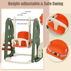Costway 6 In 1 Toddler Slide And Swing Set Climber Playset W/ Ball Games WhiteOrange 14 Costway 6 In 1 Toddler Slide And Swing Set Climber Playset W/ Ball Games WhiteOrange -Costway Store GUEST 9261f177 7872 4db9 a5ec 75ff0e2cd7d0