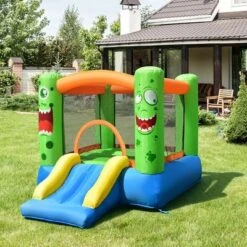 Costway Inflatable Bounce House Jumper Castle Kids Playhouse W/ Basketball Hoop & Slide 11 Costway Inflatable Bounce House Jumper Castle Kids Playhouse W/ Basketball Hoop & Slide -Costway Store GUEST 936e1425 78db 400d 9036 59ecff8d0fa9 1