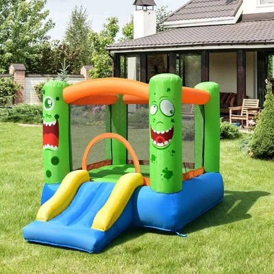 Costway Kids Playing Inflatable Bounce House Jumping Castle Game Fun Slider 480W Blower 3 Costway Kids Playing Inflatable Bounce House Jumping Castle Game Fun Slider 480W Blower - Image 3