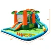 Costway Inflatable Bounce House Kids Water Splash Pool Dual Slide Jumping Castle W/ Bag