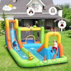 Costway Inflatable Water Slide Park Bounce House Climbing Wall 15 Costway Inflatable Water Slide Park Bounce House Climbing Wall -Costway Store GUEST 94cd8441 d1ff 449f 961f a0302eb5e2d1 1