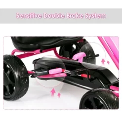 Go Kart Pedal Car Kids Ride On Toys Pedal Powered 4 Wheel Adjustable Seat Pink/Black 16 Go Kart Pedal Car Kids Ride On Toys Pedal Powered 4 Wheel Adjustable Seat Pink/Black -Costway Store GUEST 97a20291 072c 4d3c 886a 9f5a858b02b9