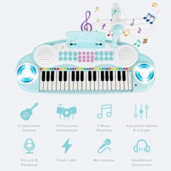 Costway 37-Key Kids Piano Keyboard Playset Electronic Organ Light BluePink 16 Costway 37-Key Kids Piano Keyboard Playset Electronic Organ Light BluePink -Costway Store GUEST 9804ed6a 55d3 43dc 8799 d7d305505547