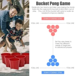 Costway Yard Pong Giant Pong Game Set Carry Bag Outdoor Backyard Game 12 Costway Yard Pong Giant Pong Game Set Carry Bag Outdoor Backyard Game -Costway Store GUEST 9823bcee af48 43bb ada7 065556cdeb53