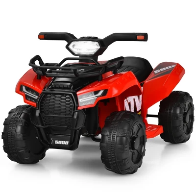 Costway 6V Kids ATV Quad Electric Ride On Car Toy Toddler With LED Light MP3 13 Costway 6V Kids ATV Quad Electric Ride On Car Toy Toddler With LED Light MP3 - Image 13
