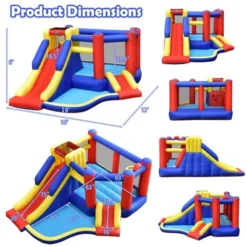 Costway Inflatable Bouncy Castle Kids Jumping House W/ Double Slides Air Blower Excluded 11 Costway Inflatable Bouncy Castle Kids Jumping House W/ Double Slides Air Blower Excluded -Costway Store GUEST 992af2b9 f2dc 4f3e 83d3 5d83ce15d4f3