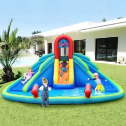 Costway Inflatable Bounce House Kids Water Splash Pool Dual Slides Climbing Wall Without Blower 11 Costway Inflatable Bounce House Kids Water Splash Pool Dual Slides Climbing Wall Without Blower -Costway Store GUEST 9947f21e c966 4f13 9985 bd6d840b6cb2
