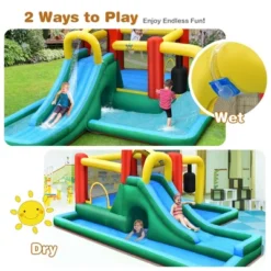 Costway Slide Water Park Climbing Bouncer Pendulum Tunnel Game With 750W Blower 13 Costway Slide Water Park Climbing Bouncer Pendulum Tunnel Game With 750W Blower -Costway Store GUEST 99d08a19 aa19 4824 8e49 3e1b0487c9e5