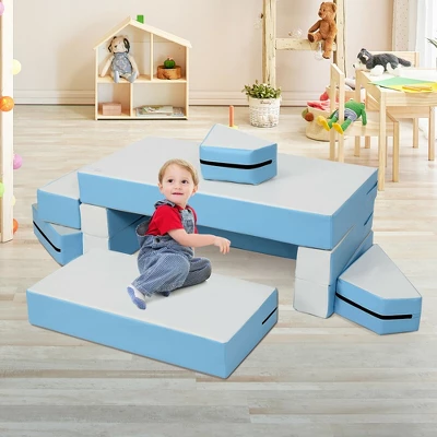 Costway 4-in-1 Crawl Climb Foam Shapes Playset Softzone Toy Kids Toddler Preschoolers 2 Costway 4-in-1 Crawl Climb Foam Shapes Playset Softzone Toy Kids Toddler Preschoolers - Image 2