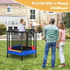 Costway 48'' Hexagonal Kids Trampoline Recreational Bounce Jumper W/Foam Padded Handrails 11 Costway 48'' Hexagonal Kids Trampoline Recreational Bounce Jumper W/Foam Padded Handrails -Costway Store GUEST 9b1b6542 d833 45f1 8c8f bd9933db611f