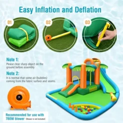 Costway Inflatable Water Slide Park Kid Bounce House W/Upgraded Handrail Blower Excluded 13 Costway Inflatable Water Slide Park Kid Bounce House W/Upgraded Handrail Blower Excluded -Costway Store GUEST 9b1cf2ed 406c 445d 9bc2 bee5c4acc280