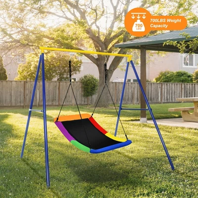 Costway 700lb Giant 60'' Platform Tree Swing For Kids And Adults 3 Costway 700lb Giant 60'' Platform Tree Swing For Kids And Adults - Image 3