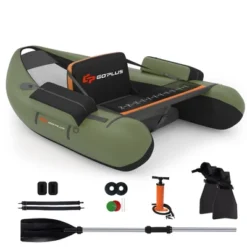 Costway Inflatable Fishing Float Tube W/Pump & Storage Pockets & Fish Ruler GrayBeigeGreen 22 Costway Inflatable Fishing Float Tube W/Pump & Storage Pockets & Fish Ruler GrayBeigeGreen -Costway Store GUEST 9c0c2e3a 400e 4315 9ec7 19fc4358555b