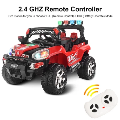 Costway 12V Kids Ride On Truck Car SUV MP3 RC Remote Control With LED Lights Music 5 Costway 12V Kids Ride On Truck Car SUV MP3 RC Remote Control With LED Lights Music - Image 5