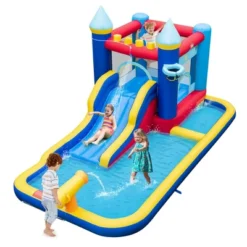 Costway 6-in-1 Inflatable Water Castle Kids Bouncer With 50 Ocean Balls & 735W Blower 17 Costway 6-in-1 Inflatable Water Castle Kids Bouncer With 50 Ocean Balls & 735W Blower -Costway Store GUEST 9d1405ba 434d 402d b9a6 fa4e051911e5