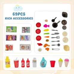Costway Kids Play Kitchen Set 69PC Kitchen Playset Toys W/ Realistic Lights & Sounds 18 Costway Kids Play Kitchen Set 69PC Kitchen Playset Toys W/ Realistic Lights & Sounds -Costway Store GUEST 9da8784b 474a 49c4 a61b e4c6072ba984