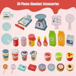 Costway Kids Snacks & Sweets Food Cart Kids Toy Cart Play Set With 30 PCS Accessories 16 Costway Kids Snacks & Sweets Food Cart Kids Toy Cart Play Set With 30 PCS Accessories -Costway Store GUEST 9e08f66d e89e 4238 bad0 c8b490a0948d