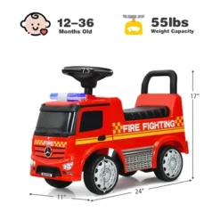 Costway Kids Ride On Fire Engine Licensed Mercedes Benz Push And Ride Racer Red 11 Costway Kids Ride On Fire Engine Licensed Mercedes Benz Push And Ride Racer Red -Costway Store GUEST 9e1b63d9 ea19 4688 a6d2 fea8ef55e9fe