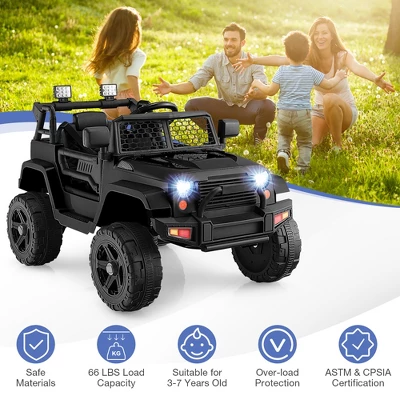 Costway 12V Kids Ride On Truck Car Electric Vehicle Remote W/ Music & Light 4 Costway 12V Kids Ride On Truck Car Electric Vehicle Remote W/ Music & Light - Image 4
