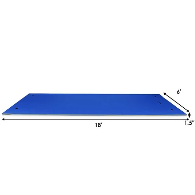 3 Layer Floating Water Pad Foam Mat Water Recreation Relaxing 18' X 6' 9 3 Layer Floating Water Pad Foam Mat Water Recreation Relaxing 18' X 6' - Image 9