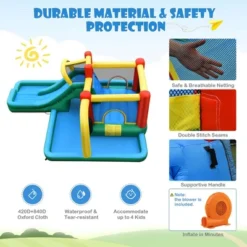 Costway Slide Water Park Climbing Bouncer Pendulum Tunnel Game With 750W Blower 15 Costway Slide Water Park Climbing Bouncer Pendulum Tunnel Game With 750W Blower -Costway Store GUEST 9ffa5431 24f9 428e 822c d8b558a6568a