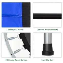 Costway Foldable Trampoline Double Mini Kids Fitness Rebounder W/ Adjustable Handle RedBlue 18 Costway Foldable Trampoline Double Mini Kids Fitness Rebounder W/ Adjustable Handle RedBlue -Costway Store GUEST a0b20aa6 218d 4627 8840 2d52e881de1a