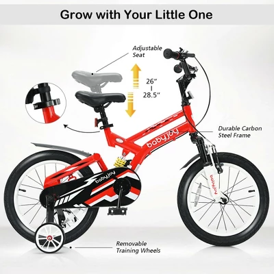 Costway 16'' Kids Bike Toddlers Adjustable Freestyle Bicycle W/ Training Wheels 4 Costway 16'' Kids Bike Toddlers Adjustable Freestyle Bicycle W/ Training Wheels - Image 4