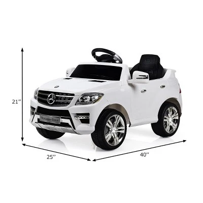 Costway Mercedes Benz ML350 6V Electric Kids Ride On Car Licensed MP3 RC Remote Control 2 Costway Mercedes Benz ML350 6V Electric Kids Ride On Car Licensed MP3 RC Remote Control - Image 2
