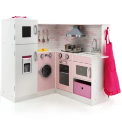 Costway Kids Corner Kitchen Play Set W/ Lifelike Sound & Sparkling Light Gift For Age 3+ 17 Costway Kids Corner Kitchen Play Set W/ Lifelike Sound & Sparkling Light Gift For Age 3+ -Costway Store GUEST a5def942 86e1 48a8 b401 acd0c2f68ec2