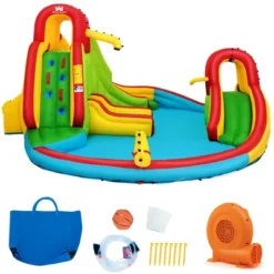 Costway Kids Inflatable Water Slide Bounce Park Splash Pool With Water Cannon & 550W Blower 16 Costway Kids Inflatable Water Slide Bounce Park Splash Pool With Water Cannon & 550W Blower -Costway Store GUEST a8ecc940 5e23 4b9d 87e4 aab0ec565c93