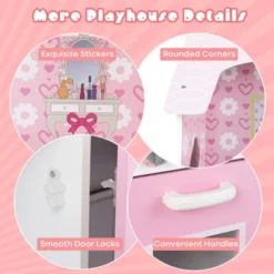 Costway Kids Kitchen Playset & Dollhouse 2-In-1 W/ Accessories & Furniture For Toddlers 16 Costway Kids Kitchen Playset & Dollhouse 2-In-1 W/ Accessories & Furniture For Toddlers -Costway Store GUEST a931dc5c 15a4 44f2 9cd9 41f444906208