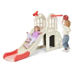 Costway 6-In-1 Large Slide For Kids Toddler Climber Slide Playset W/ Basketball Hoop 22 Costway 6-In-1 Large Slide For Kids Toddler Climber Slide Playset W/ Basketball Hoop -Costway Store GUEST aaabf3cd 97d0 4191 b3a6 9cf389c25f64