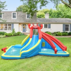 Costway Inflatable Water Slide Crab Dual Slide Bounce House Splash Pool W/ 950W Blower 11 Costway Inflatable Water Slide Crab Dual Slide Bounce House Splash Pool W/ 950W Blower -Costway Store GUEST aae803a7 4634 415d b103 c83fd1f0090b