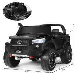 Costway 2x12V Licensed Toyota Hilux Ride On Truck Car 2-Seater 4WD W/ Remote Control 16 Costway 2x12V Licensed Toyota Hilux Ride On Truck Car 2-Seater 4WD W/ Remote Control -Costway Store GUEST ab413a6e 9a73 4a7e 85dc 8cf1e7548222