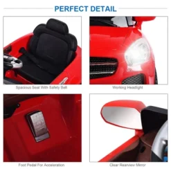 Costway 6V Kids Ride On Car RC Remote Control Battery Powered W/ LED Lights MP3 Red 11 Costway 6V Kids Ride On Car RC Remote Control Battery Powered W/ LED Lights MP3 Red -Costway Store GUEST ab9e8b50 014e 4271 8393 c2dadd013f5b
