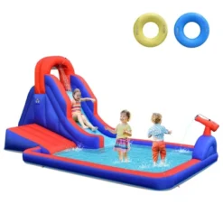 Costway Inflatable Water Slide Park W/ Climb Slide Pool & 2 Swim Rings Blower Excluded 17 Costway Inflatable Water Slide Park W/ Climb Slide Pool & 2 Swim Rings Blower Excluded -Costway Store GUEST ac6eb81e 762c 428c 8674 891ceb478496