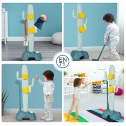 Costway 3-in-1 Sports Activity Center W/Golf & Ring-Toss Cactus Toy Stand 16 Costway 3-in-1 Sports Activity Center W/Golf & Ring-Toss Cactus Toy Stand -Costway Store GUEST adac569f bef9 45db a9f8 d652df551153