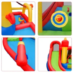 Costway Inflatable Water Slide Jumping Bounce House Bouncy Splash Park With 740W Blower 17 Costway Inflatable Water Slide Jumping Bounce House Bouncy Splash Park With 740W Blower -Costway Store GUEST af050313 33df 4aa2 9336 bfd3649a2a19