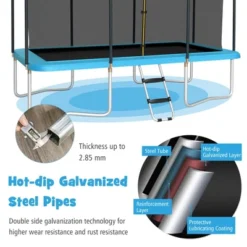 Costway 8 X 14 FT Rectangular Recreational Trampoline W/ Safety Enclosure Net Ladder Outdoor 13 Costway 8 X 14 FT Rectangular Recreational Trampoline W/ Safety Enclosure Net Ladder Outdoor -Costway Store GUEST afa52ad2 1a89 4cd7 a499 752fd6b5979f